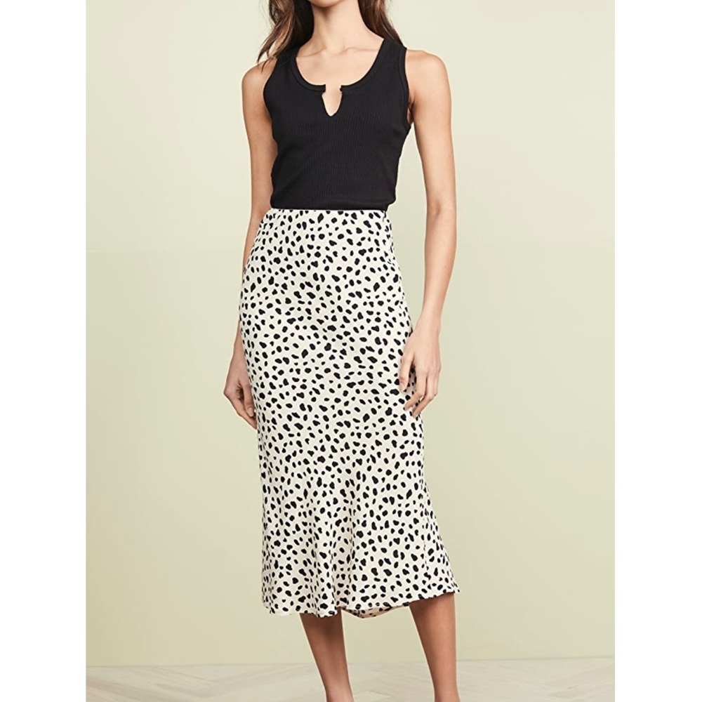 Moon River Leopard Print Skirt